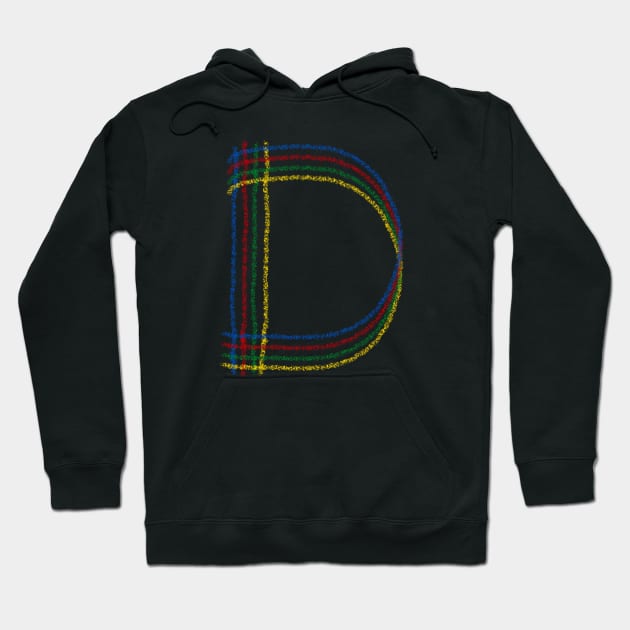 The letter D! Hoodie by spinlifeapparel